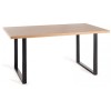 Bentley Designs Ramsay Rustic Oak Effect Melamine 6 Seater U Shape Dining Table