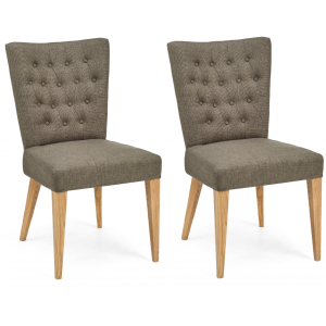Bentley Designs High Park Upholstered Chair - Black and Gold