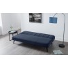 Julian Bowen Furniture Miro Blue Curved Back Sofabed