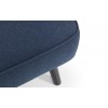 Julian Bowen Furniture Miro Blue Curved Back Sofabed