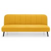Julian Bowen Furniture Miro Mustard Curved Back Sofabed