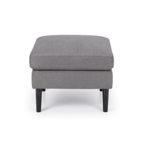 Julian Bowen Monza Furniture Mid-Grey Linen Ottoman Julian Bowen Monza Furniture Mid-Grey Linen Ottoman