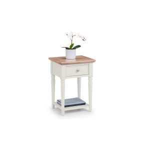Julian Bowen Painted Furniture Provence Grey Lamp Table With Drawer Julian Bowen Painted Furniture Provence Grey Lamp Table With Drawer