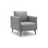Julian Bowen Furniture Rohe Light Grey Fabric Armchair