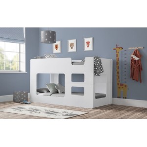 Julian Bowen Furniture Solar Pod White Painted 3ft Bunk Bed Julian Bowen Furniture Solar Pod White Painted 3ft Bunk Bed