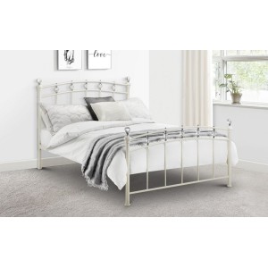 Julian Bowen Furniture Sophie Stone White 4ft Double Bed Julian Bowen Furniture Sophie Stone White 4ft Double Bed