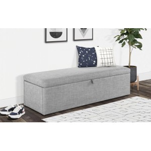 Julian Bowen Furniture Sorrento Light Grey Blanket Box Julian Bowen Furniture Sorrento Light Grey Blanket Box