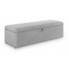 Julian Bowen Furniture Sorrento Light Grey Blanket Box