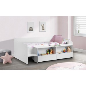 Julian Bowen Furniture Stella 3ft Low Sleeper Bed in Pure White Julian Bowen Furniture Stella 3ft Low Sleeper Bed in Pure White