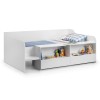 Julian Bowen Furniture Stella 3ft Low Sleeper Bed in Pure White