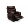 Julian Bowen Furniture Pullman Brown Faux Leather Rise and Recline Chair
