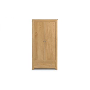 Julian Bowen Furniture Radley Pine 2 Door 1 Drawer Wardrobe Julian Bowen Furniture Radley Pine 2 Door 1 Drawer Wardrobe