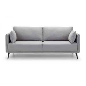 Julian Bowen Furniture Rohe Light Grey Fabric 3 Seater Sofa Julian Bowen Furniture Rohe Light Grey Fabric 3 Seater Sofa
