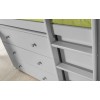 Julian Bowen Painted Furniture Roxy Dove Grey Single 3ft Midsleeper Bed