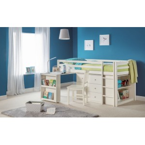 Julian Bowen Painted Furniture Roxy Single 3ft Stone White Sleepstation Bed Julian Bowen Painted Furniture Roxy Single 3ft Stone White Sleepstation Bed