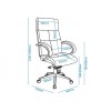 Alphason Furniture Bedford Designer Grey Fabric Office Chair