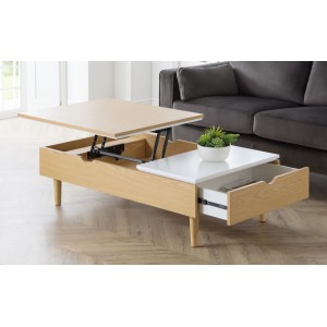 Julian Bowen Oak Furniture Latimer Lift-up Coffee Table Julian Bowen Oak Furniture Latimer Lift-up Coffee Table