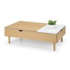 Julian Bowen Oak Furniture Latimer Lift-up Coffee Table