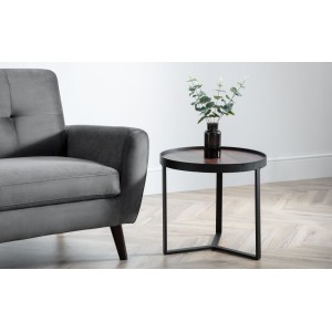 Julian Bowen Furniture Loft Walnut Lamp Table Julian Bowen Furniture Loft Walnut Lamp Table