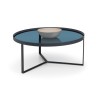 Julian Bowen Furniture Loft Black Smoked Glass Cofee Table