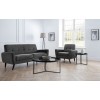 Julian Bowen Furniture Loft Black Smoked Glass Cofee Table