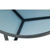 Julian Bowen Furniture Loft Black Smoked Glass Cofee Table