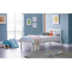 Julian Bowen Furniture Luna Surf White Painted 3ft Single Bed Julian Bowen Furniture Luna Surf White Painted 3ft Single Bed