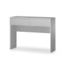 Julian Bowen Painted Furniture Manhattan Grey Dressing Table With 2 Drawers