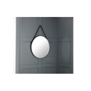 Julian Bowen Furniture Opera Round Pewter Mirror Julian Bowen Furniture Opera Round Pewter Mirror