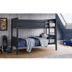 Julian Bowen Furniture Bella Anthracite Painted Bunk Bed Julian Bowen Furniture Bella Anthracite Painted Bunk Bed
