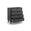 Julian Bowen Furniture Chloe 4 Drawer Chest of Table in Storm Grey