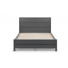 Julian Bowen Furniture Chloe 4ft Double Bed in Storm Grey with Capsule Elite Pocket Mattress