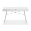 Julian Bowen Painted Furniture Trianon White Storage Desk