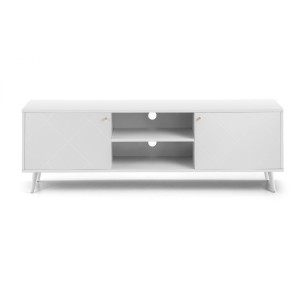 Julian Bowen White Painted Furniture Moritz White TV Unit