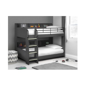 Julian Bowen Furniture Domino Anthracite Bunk Bed Julian Bowen Furniture Domino Anthracite Bunk Bed