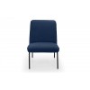 Julian Bowen Furniture Dali Fabric Blue Chair Pair