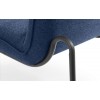 Julian Bowen Furniture Dali Fabric Blue Chair Pair