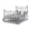 Julian Bowen Furniture Empress Chrome 4ft Double Bed with Capsule Elite pocket Mattress