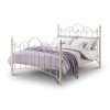 Julian Bowen Furniture Stone white Florence 4ft Double Bed