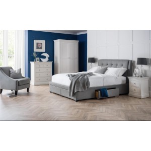 Julian Bowen Furniture Fullerton Fabric 6ft Super King Size Bed with Drawers Julian Bowen Furniture Fullerton Fabric 6ft Super King Size Bed with Drawers