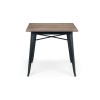 Julian Bowen Furniture Grafton Metal Square Table