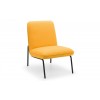 Julian Bowen Furniture Dali Fabric Mustard Chair Pair