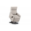 Julian Bowen Furniture Helena Pebble Faux Leather Rise and Recliner Chair