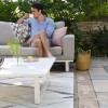 Maze Lounge Outdoor Fabric Ethos Lead Chine 2 Seat Sofa Set