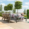 Maze Lounge Outdoor Fabric Furniture New York Left Hand Facing Corner Sofa Set