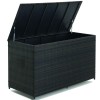 Maze Rattan Garden Furniture Brown Large Storage Box