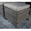 Signature Weave Garden Furniture Charlotte Corner Dining Set in Grey