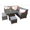Signature Weave Garden Furniture Charlotte Corner Dining Sofa Set With Lift Table