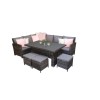 Signature Weave Garden Furniture Charlotte Corner Dining Sofa Set With Lift Table