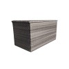 Signature Weave Garden Furniture Grey Large Cushion Storage Box